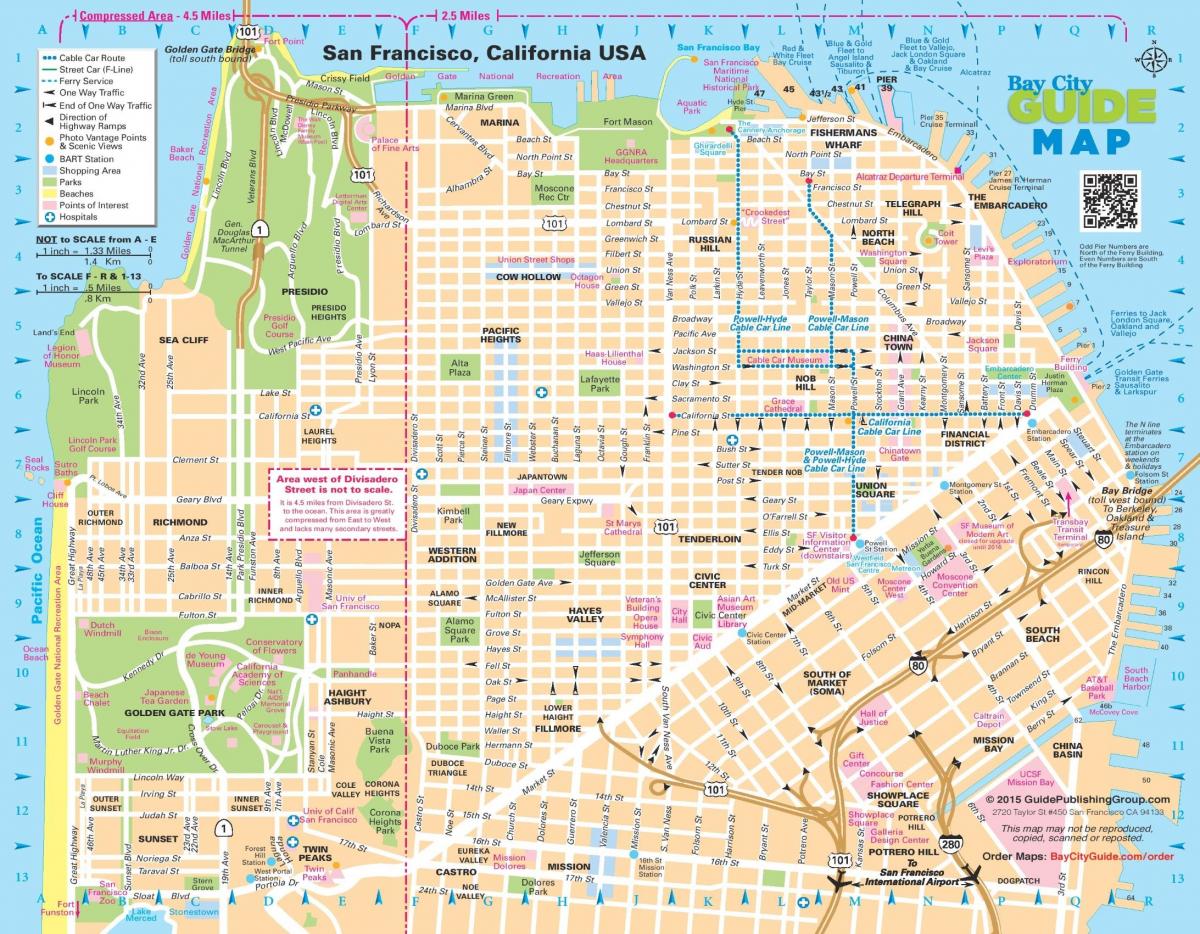 карта улиц Сан-Франциско